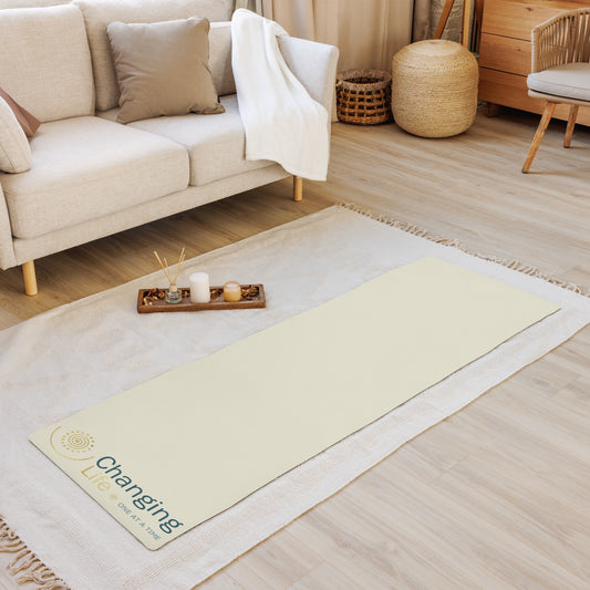 Changing Life apricot yoga mat